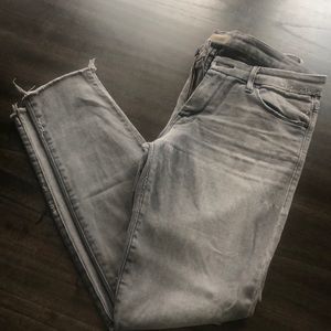 Mother denim. Gray, skinny